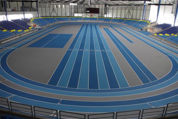 Rénovation piste d'athlétisme indoor, Mondo - Sportinfrabouw NV